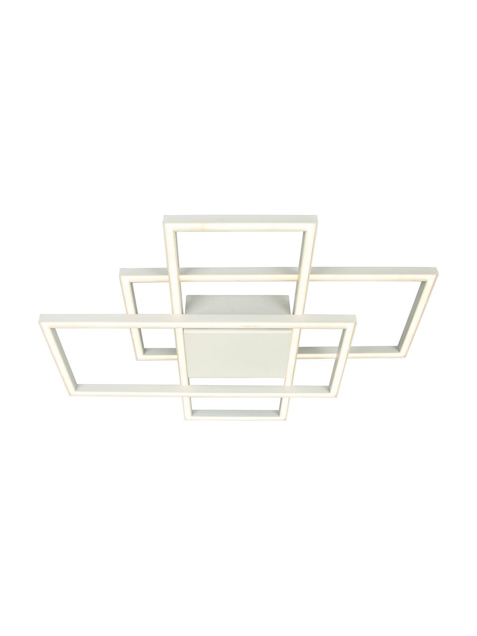 Dimmbare LED-Deckenleuchte New York, Weiß, B 66 x H 9 cm