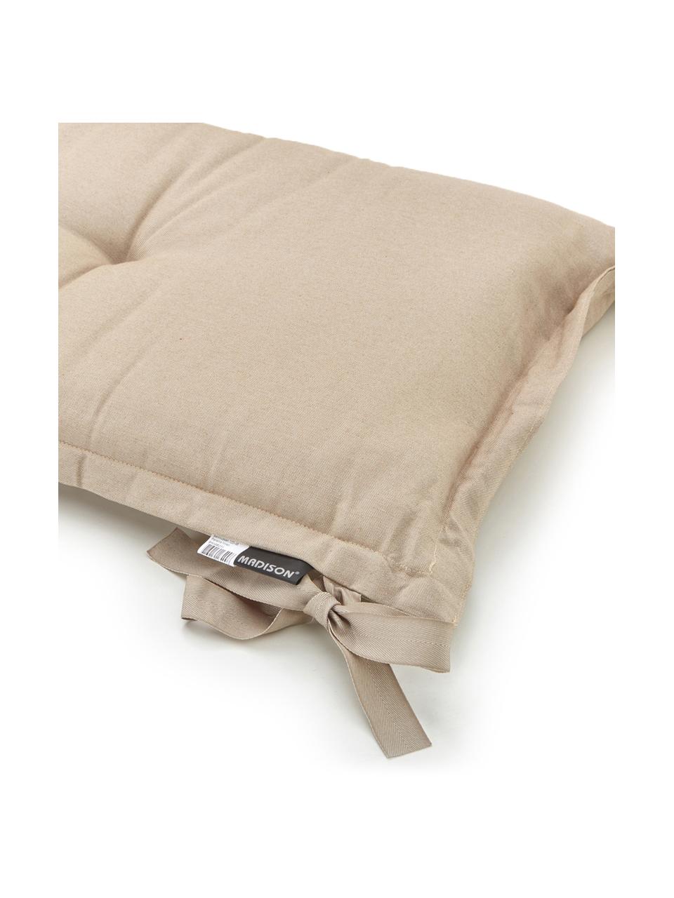 Jednobarevný podsedák na lavici Panama, Růžová, Š 48 cm, D 120 cm