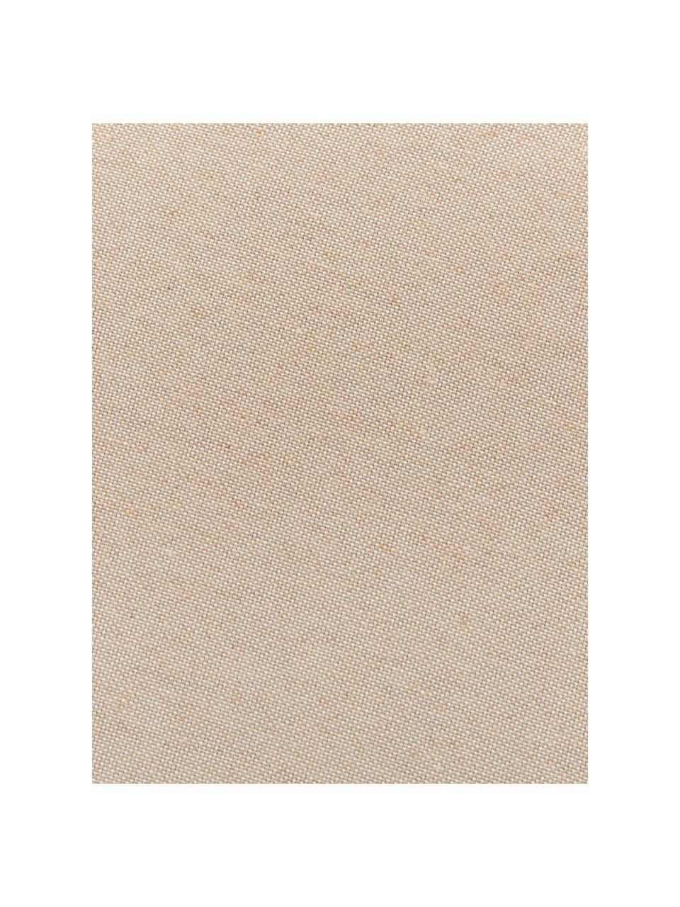 Cojines de banco Panama, Tapizado: 50% algodón, 45% poliéste, Interior: tela sin tejer, Beige, An 48 x L 120 cm