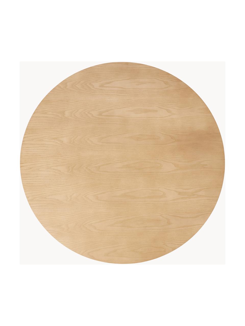 Tavolo rotondo Menorca, Ø 100 cm, Legno di frassino, nero, Ø 100 x Alt. 75 cm