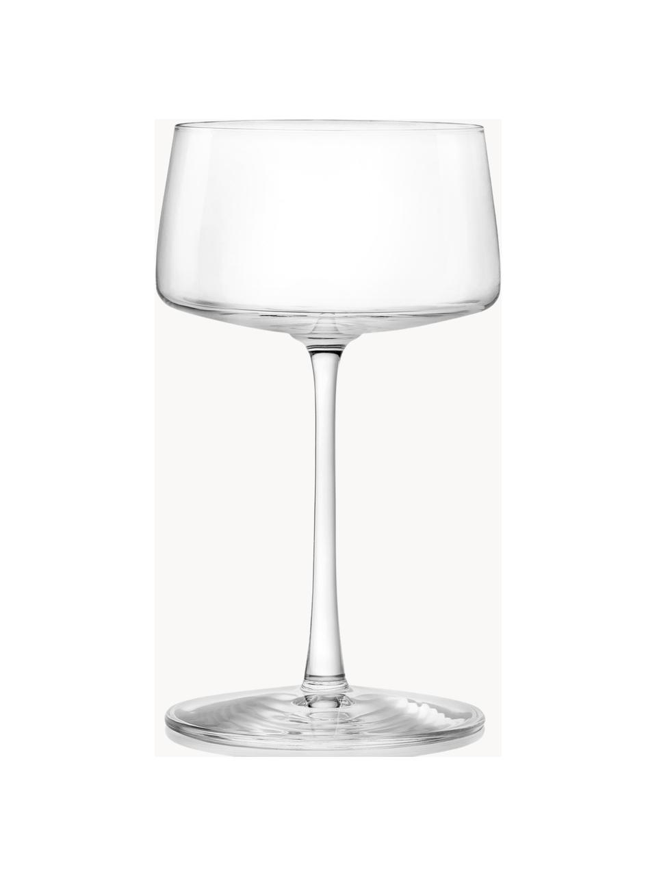 Kieliszek do szampana ze szkła kryształowego Power, 6 szt., Szkło kryształowe, Transparentny, Ø 9 x W 16 cm, 275 ml