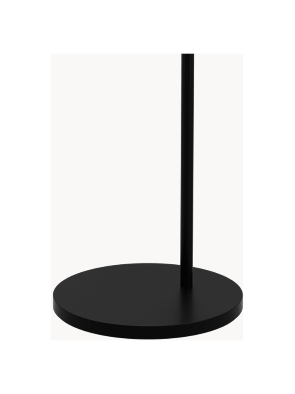 Lampada da terra a LED con luce regolabile e timer Yuh, Struttura: ottone laccato, Nero, Alt. 140 cm