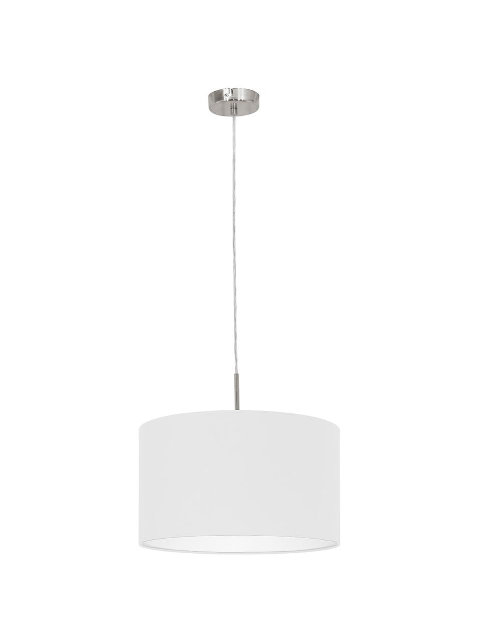 Závěsné svítidlo Parry, Bílá, Ø 38 cm, V 22 cm