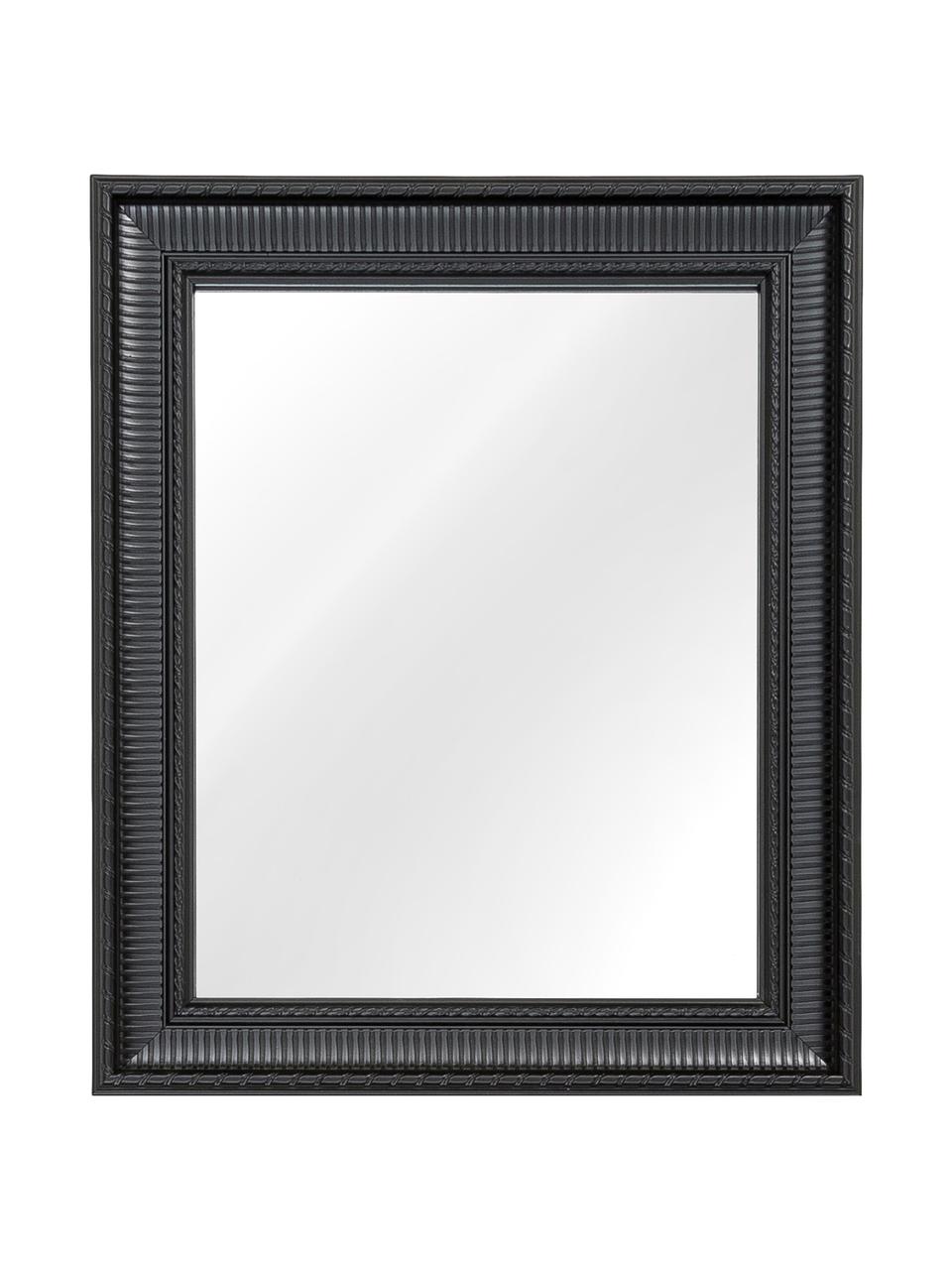 Miroir mural angulaire avec cadre en plastique noir Paris, Cadre : noir Surface réfléchissante : verre miroir