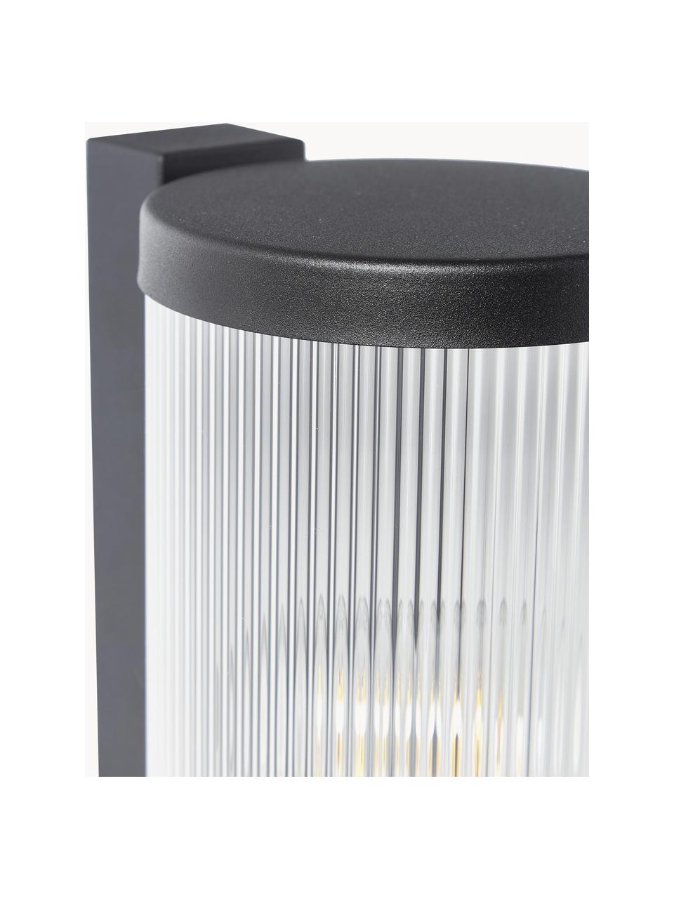 Venkovní nástěnné svítidlo Coupar, Černá, Ø 13 cm, V 25 cm