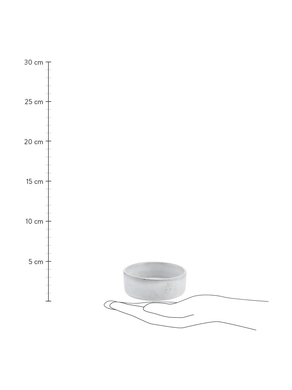 Ciotola fatta a mano Nordic Sand 4 pz, Gres, Grigio, tonalità beige, Ø 8 x Alt. 3 cm