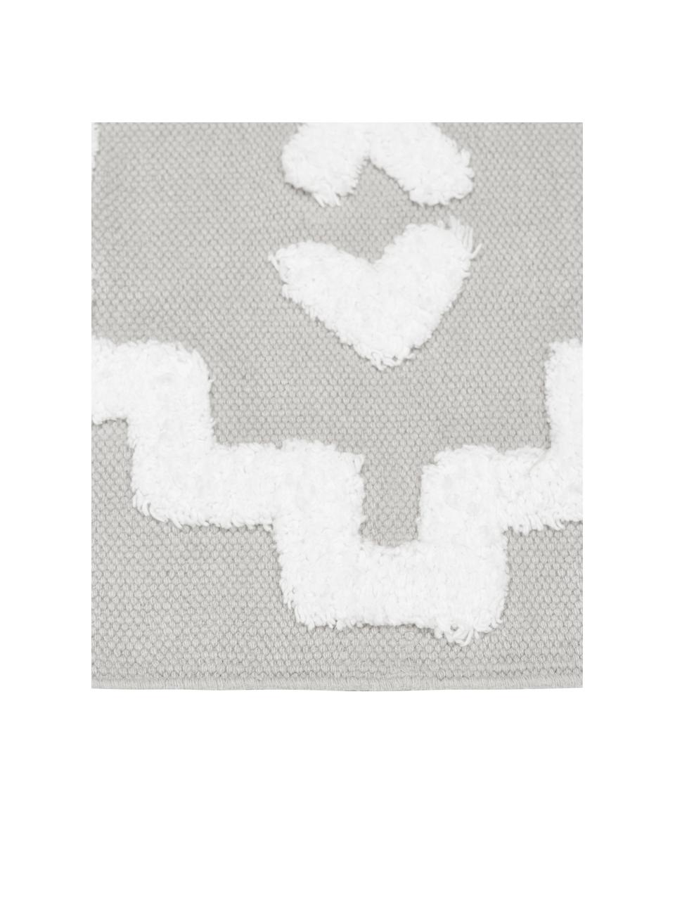 Ręcznie tkany, okrągły dywan z bawełny Idris, 100% bawełna, Szary, Ø 120 cm (Rozmiar S)