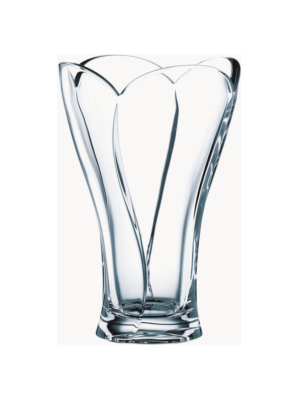 Kristallglas-Vase Calypso, H 24 cm, Kristallglas, Transparent, Ø 15 x H 24 cm