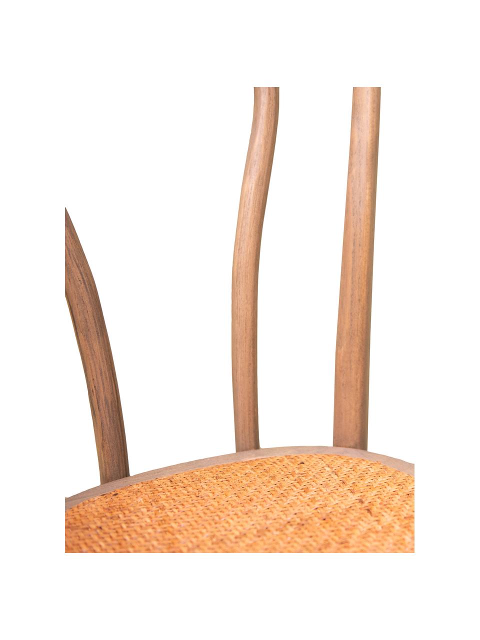 Krzesło z drewna Zari, Szary, S 42 x G 42 cm