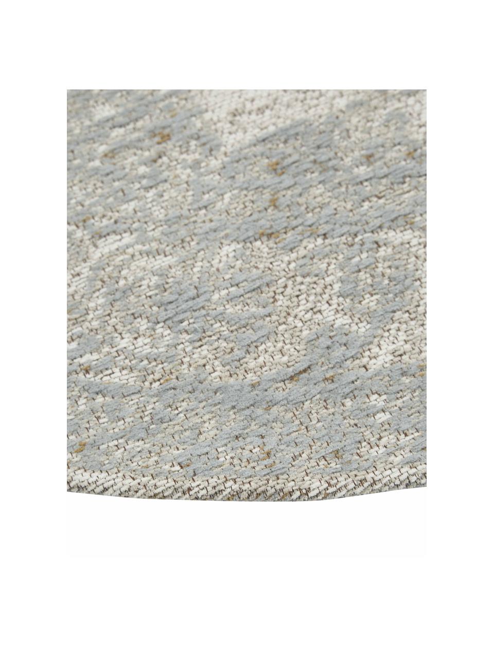 Runder Chenilleteppich Magalie, handgewebt, 95 % Baumwoll-Chenille, 5 % Polyester

Das in diesem Produkt verwendete Material ist schadstoffgeprüft und zertifiziert nach STANDARD 100 by OEKO-TEX® 17.HIN.14404 HOHENSTEIN HTTI., Taubenblau, Cremeweiss, Taupe, Ø 150 cm (Grösse M)