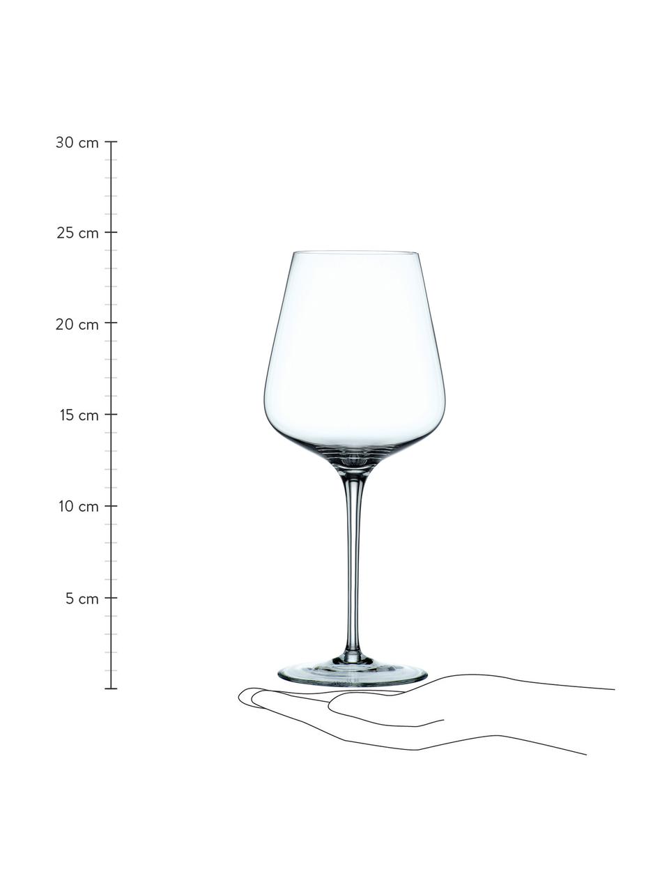 Kristall-Rotweingläser ViNova, 4 Stück, Kristallglas, Transparent, Ø 11 x H 24 cm, 680 ml