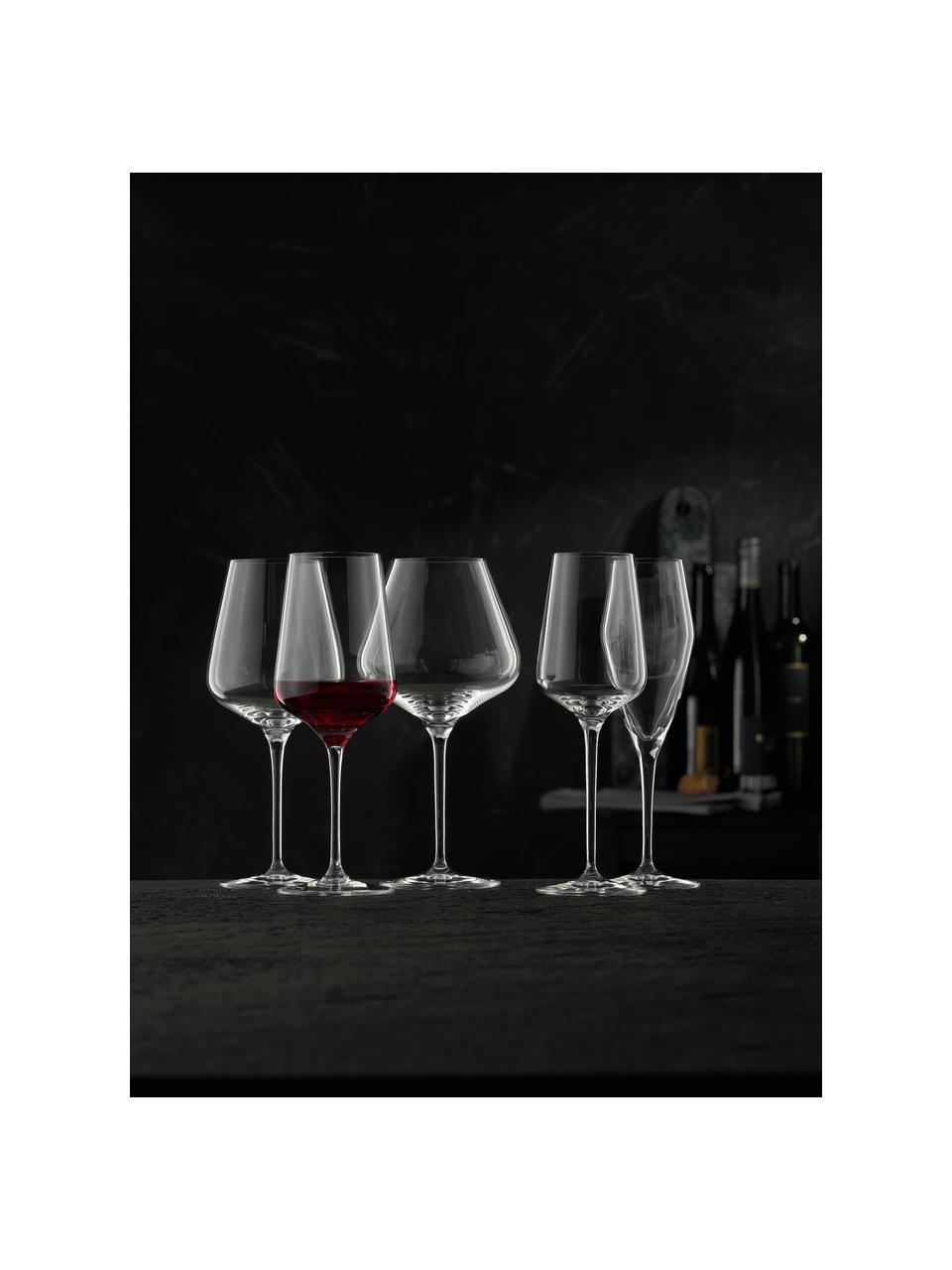 Kristall-Rotweingläser ViNova, 4 Stück, Kristallglas, Transparent, Ø 11 x H 24 cm, 680 ml