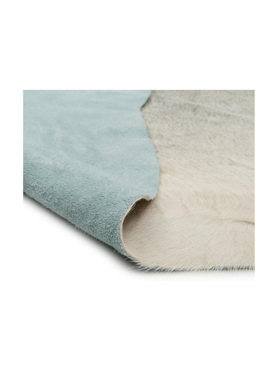 Tapis en peau de vache Anna, Peau de vache, Beige, Peau de vache, exemplaire unique nº 1090, 160 x 180 cm