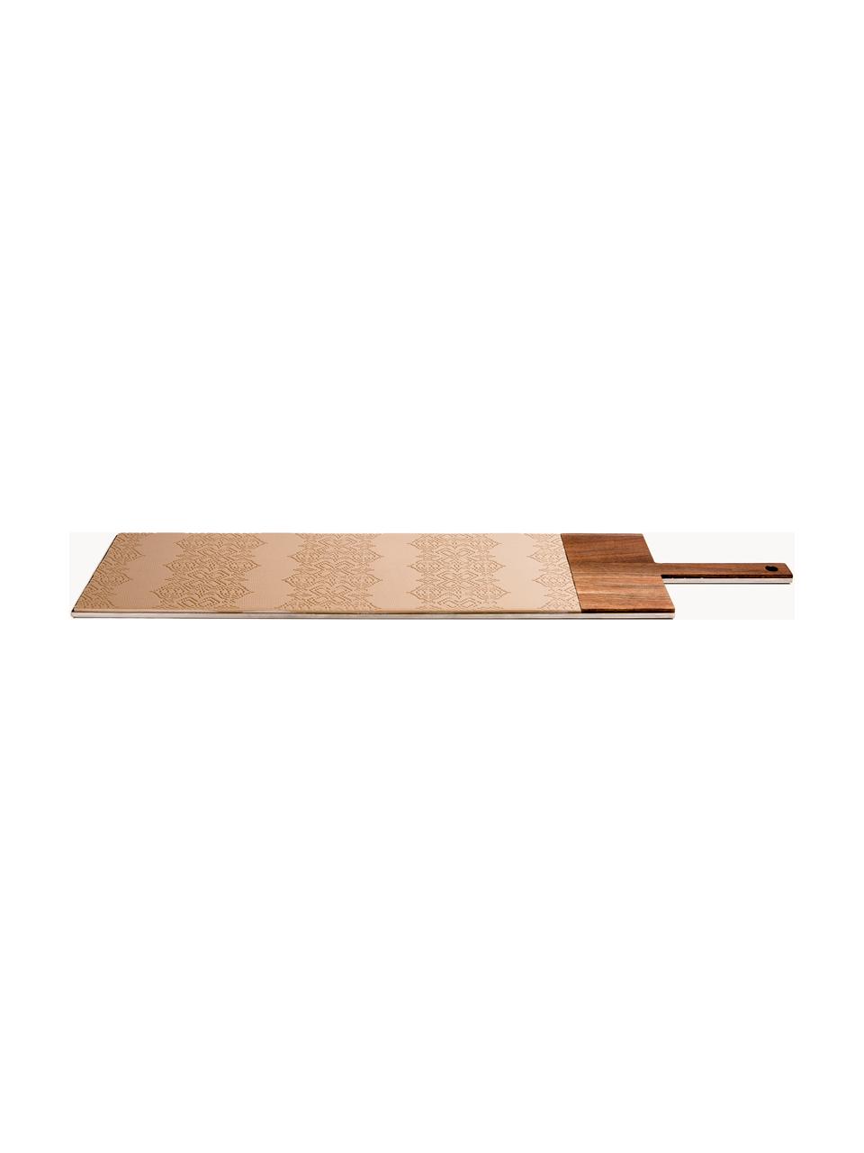 Tabla de cortar de madera de nogal Taglio, Porcelana, madera de nogal, Beige claro, madera de nogal, An 79 x F 18 cm