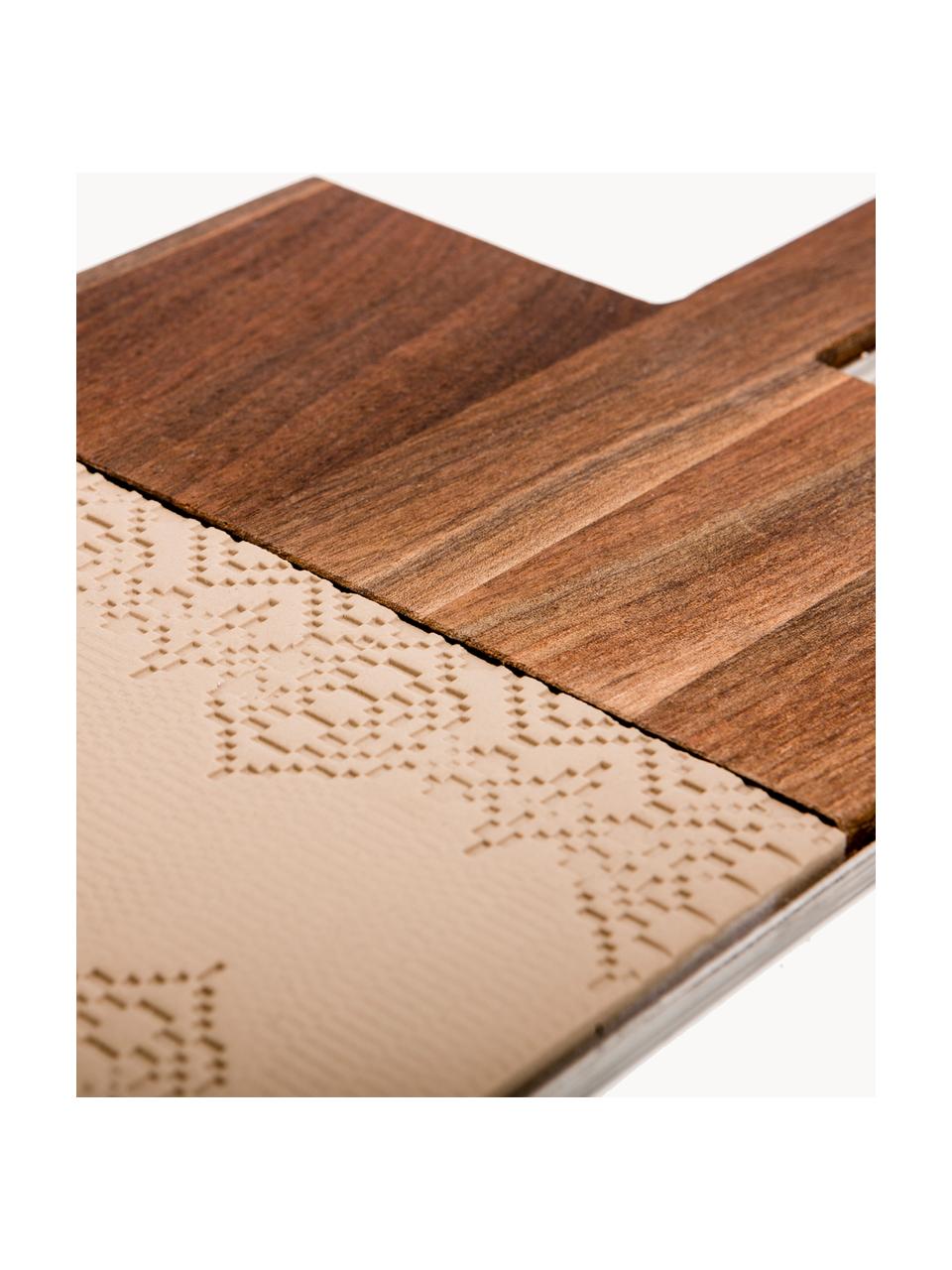 Tabla de cortar de madera de nogal Taglio, Porcelana, madera de nogal, Beige claro, madera de nogal, An 79 x F 18 cm