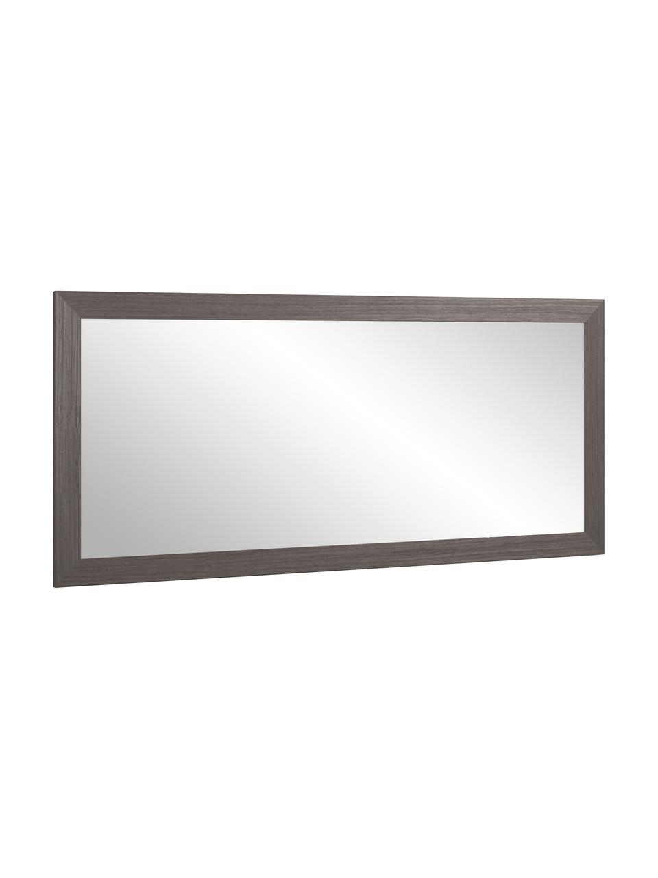 Obdélníkové nástěnné zrcadlo s dřevěným rámem Yvaine, Hnědá, Š 81 cm, V 181 cm