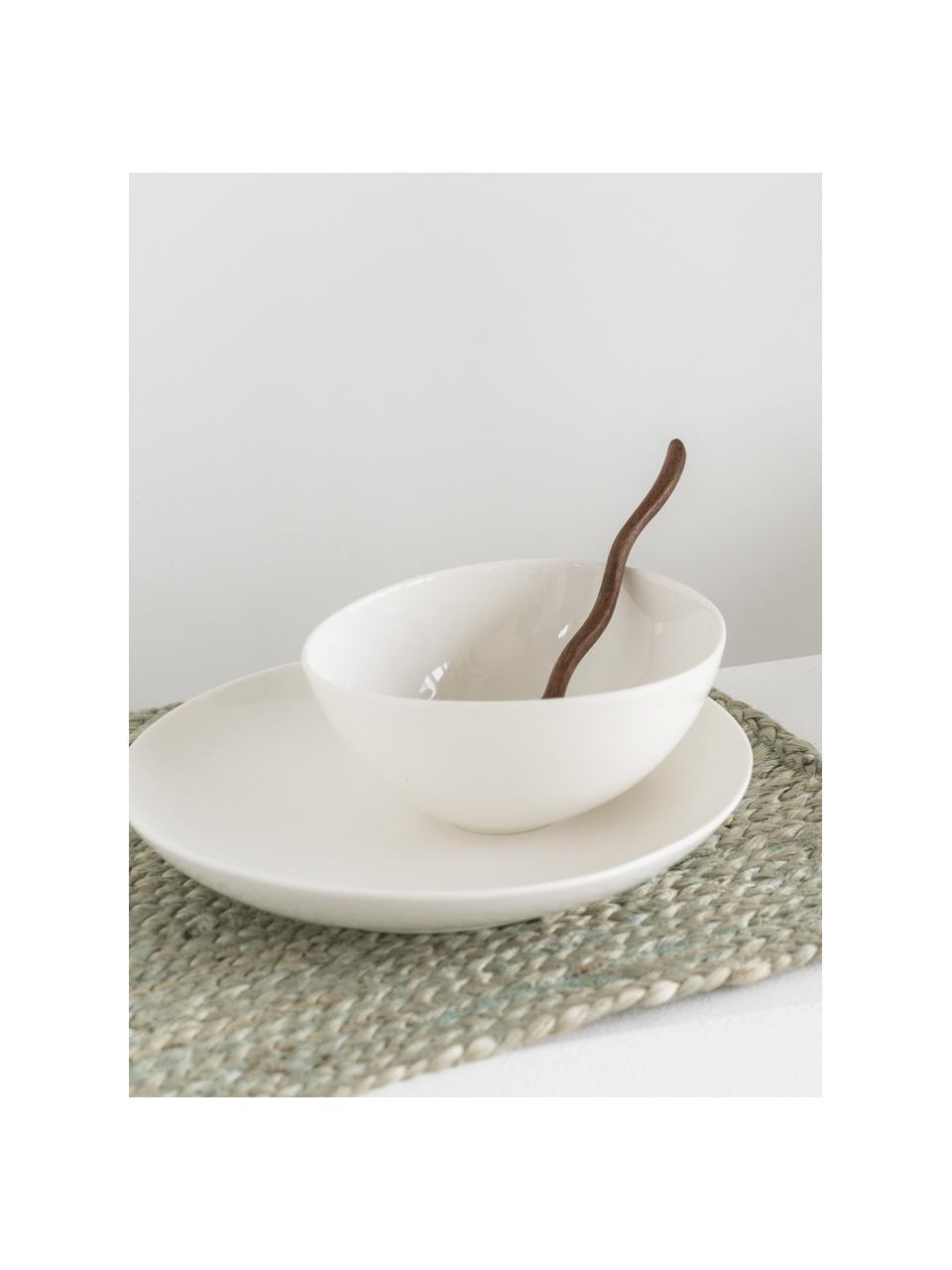 Handgemaakte lepel Twist van mangohout, Mangohout, Donker hout, L 19 cm