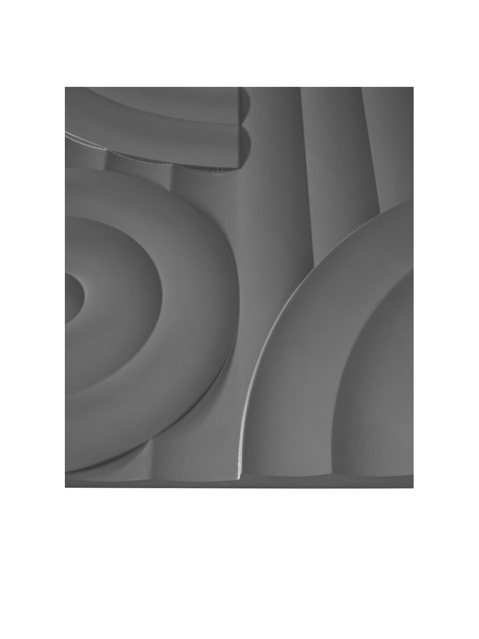 Decorazione da parete in legno Massimo, Pannello di fibra a media densità (MDF), Grigio, Larg. 80 x Alt. 80 cm