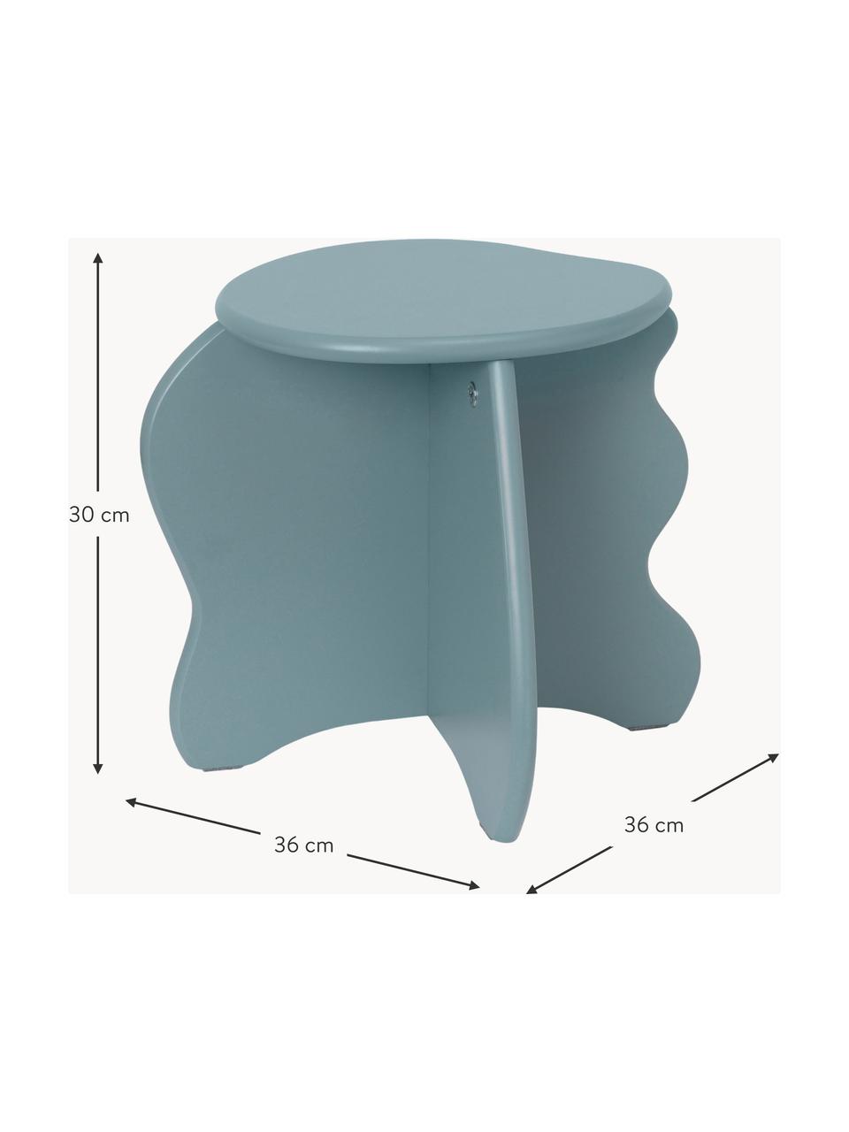 Sgabello per bambini in legno Slope, Pannello di fibra a media densità (MDF) laccato

Questo prodotto è realizzato con legno di provenienza sostenibile e certificato FSC®., Grigio-blu, Larg. 36 x Alt. 30 cm