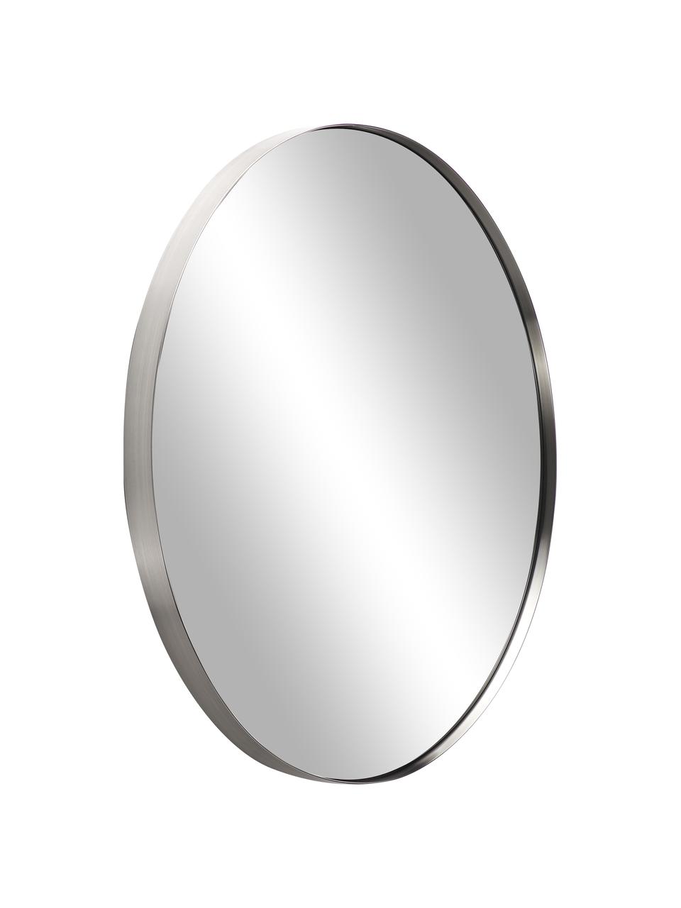 Okrúhle zrkadlo Lacie, Odtiene striebornej, Ø 55 cm