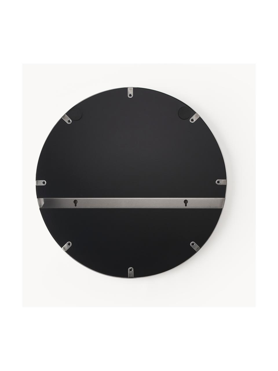 Okrągłe lustro ścienne z metalową ramą Lacie, Odcienie srebrnego, Ø 55 cm