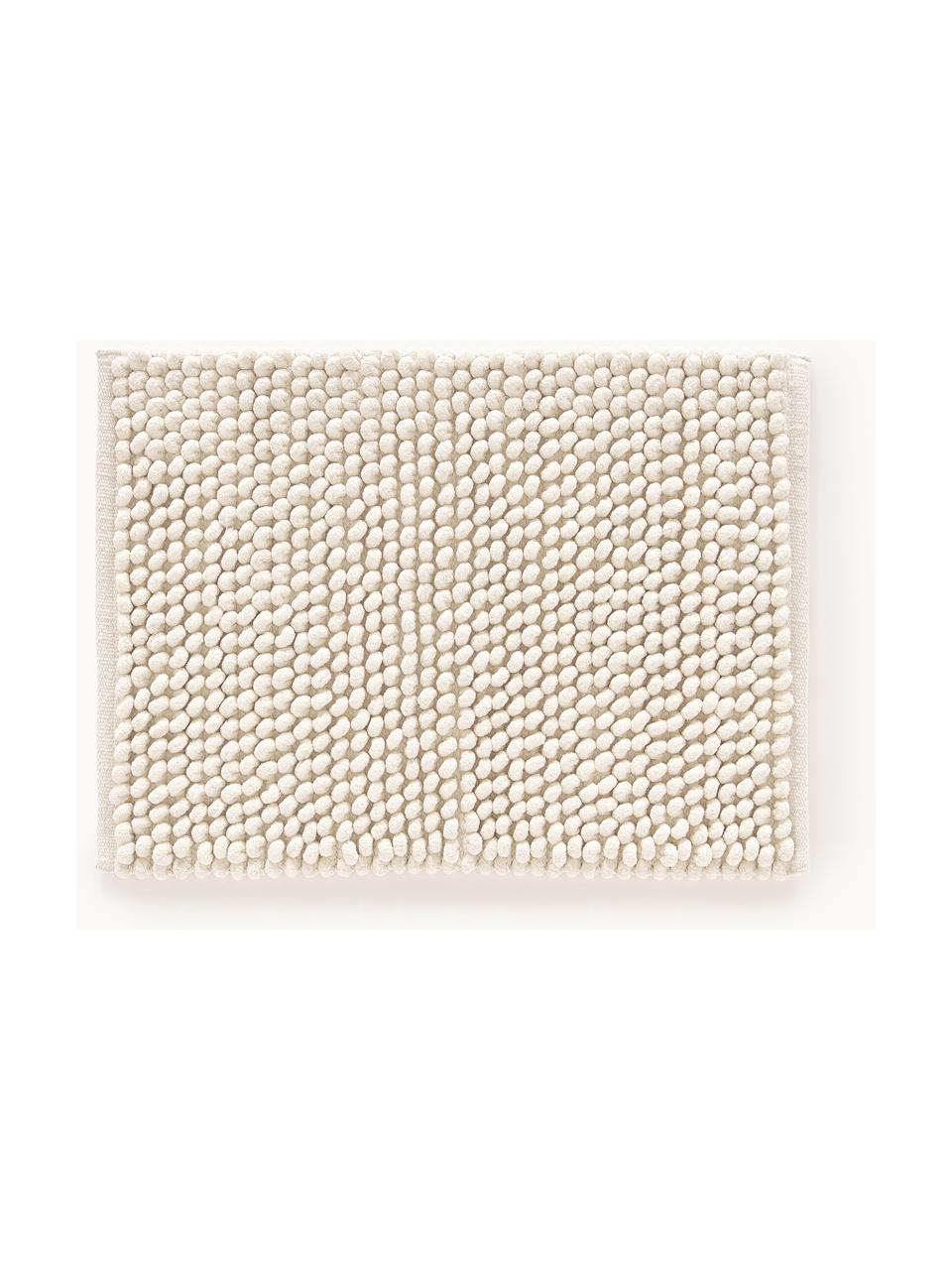 Tapis de bain doux Brady, 68 % polyester, certifié GRS, 32 % coton

Le matériau est certifié STANDARD 100 OEKO-TEX®, 21.HIN.55987, HOHENSTEIN HTTI, Blanc cassé, larg. 60 x long. 90 cm