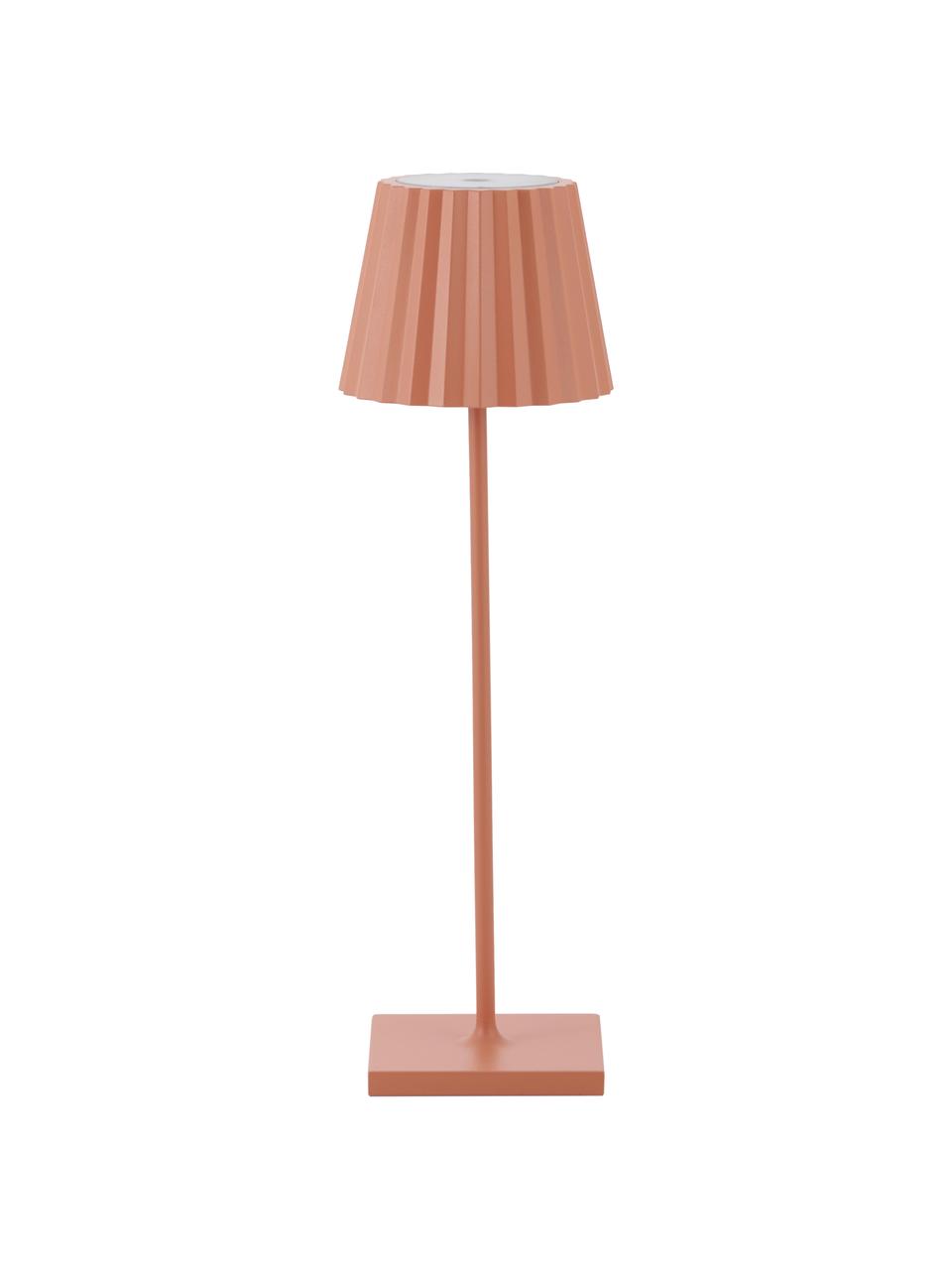 Přenosná stmívatelná venkovní stolní lampa Trellia, Oranžová