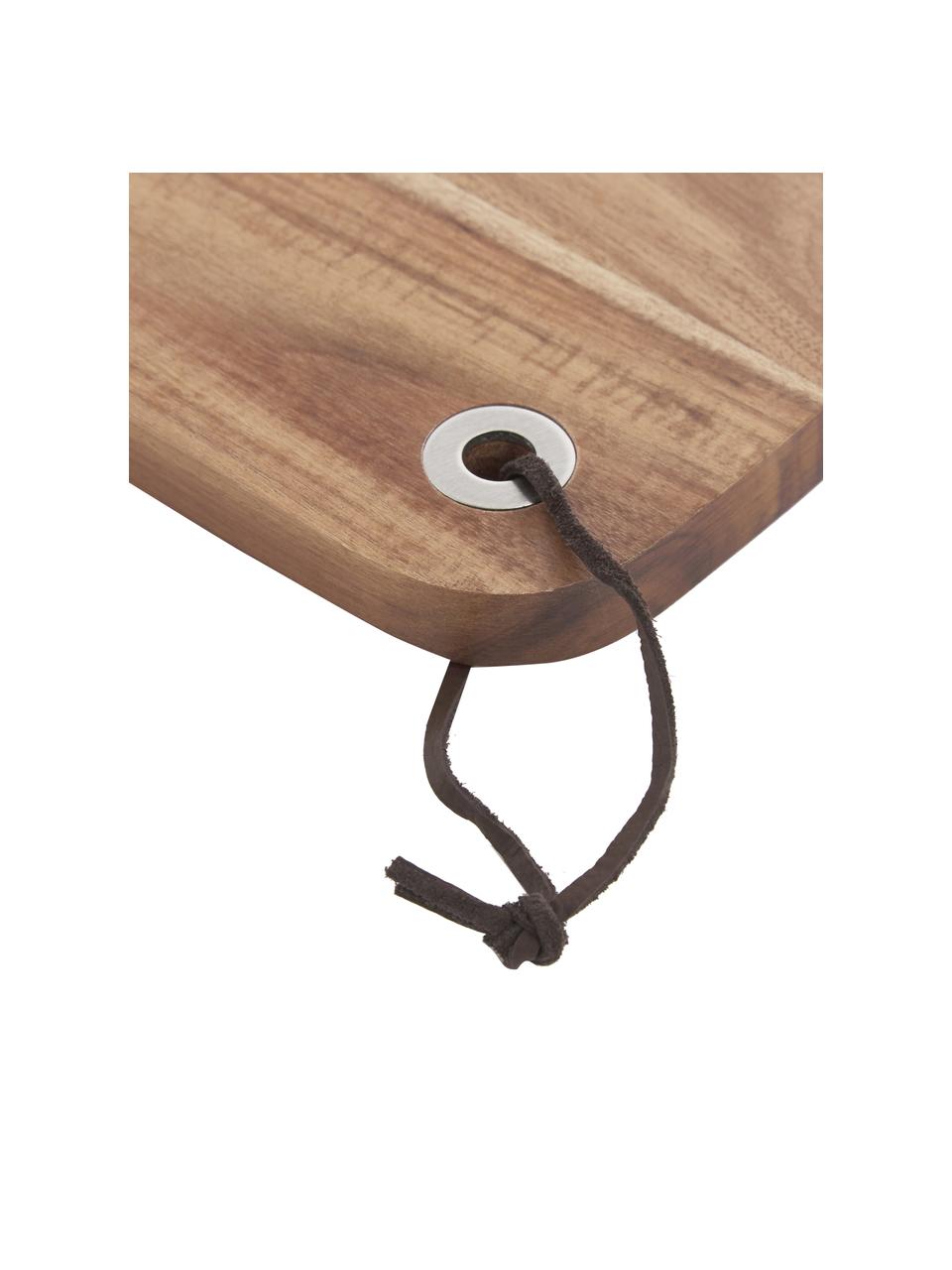 Tagliere in legno di acacia Acacia, Legno di acacia, Legno di acacia, Larg. 33 x Prof. 23 cm