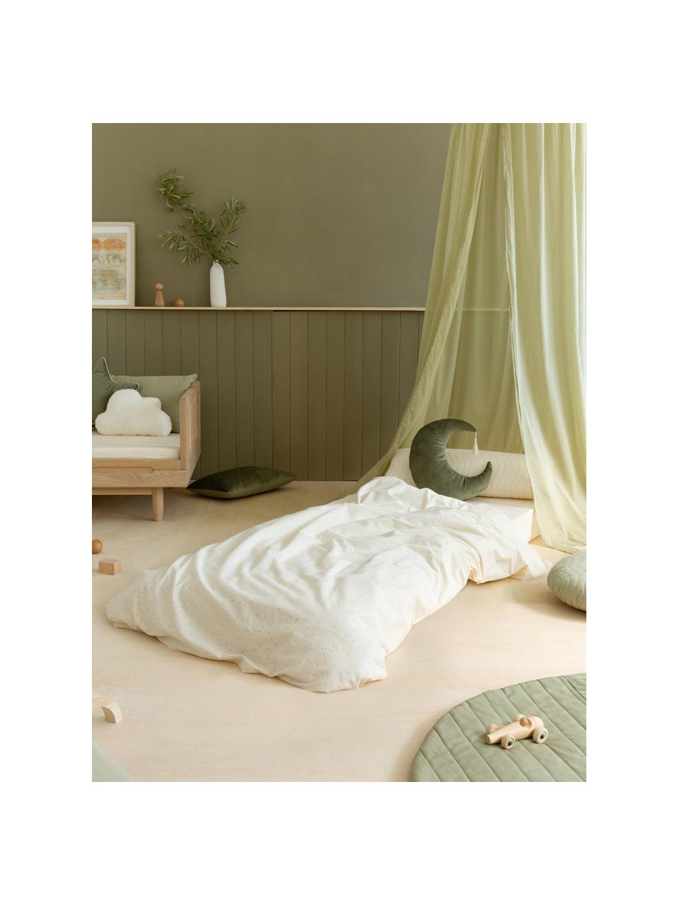 Matelas en velours Sleepover, Vert olive, larg. 60 x long. 180 cm