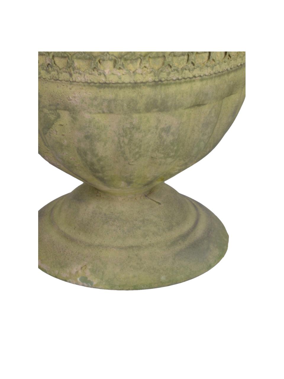 Portavaso Valina, Acciaio rivestito, Verde, beige, Larg. 36 x Alt. 22 cm