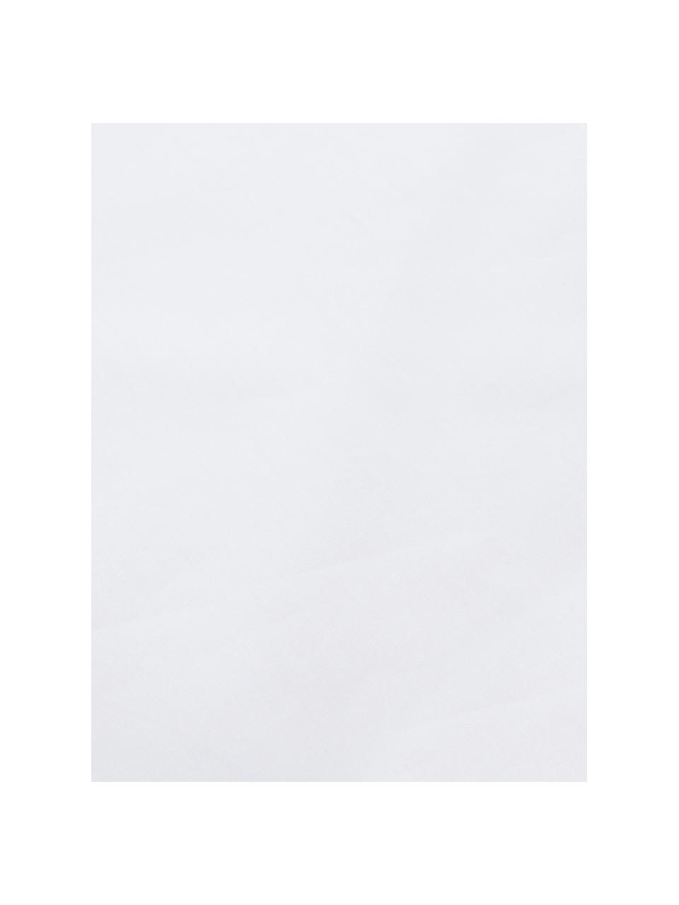 Sábana encimera de satén  con encaje Liso Pe, Blanco, Cama 90 cm (160 x 270 cm)