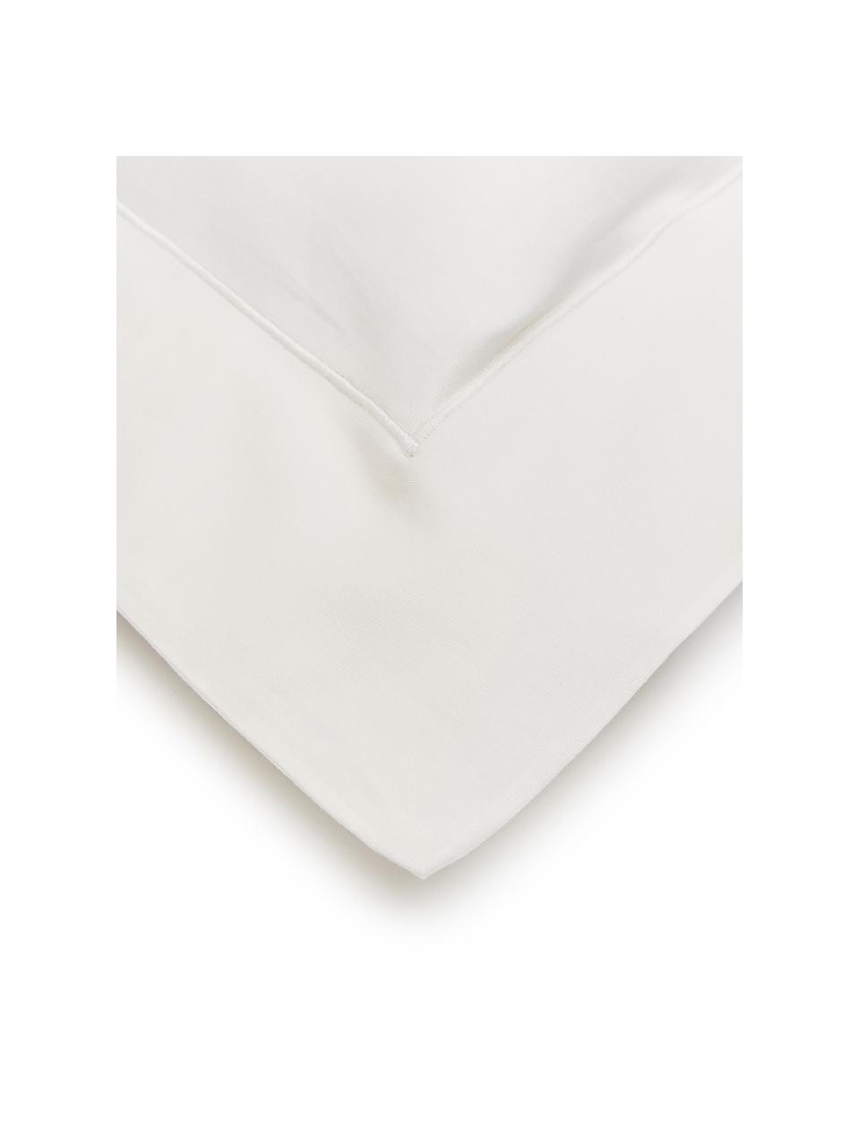 Set lenzuola in raso di cotone Cleo, Beige chiaro, 260 x 295 cm + 2 federe 50 x 80 cm x lenzuola 180 x 200 cm