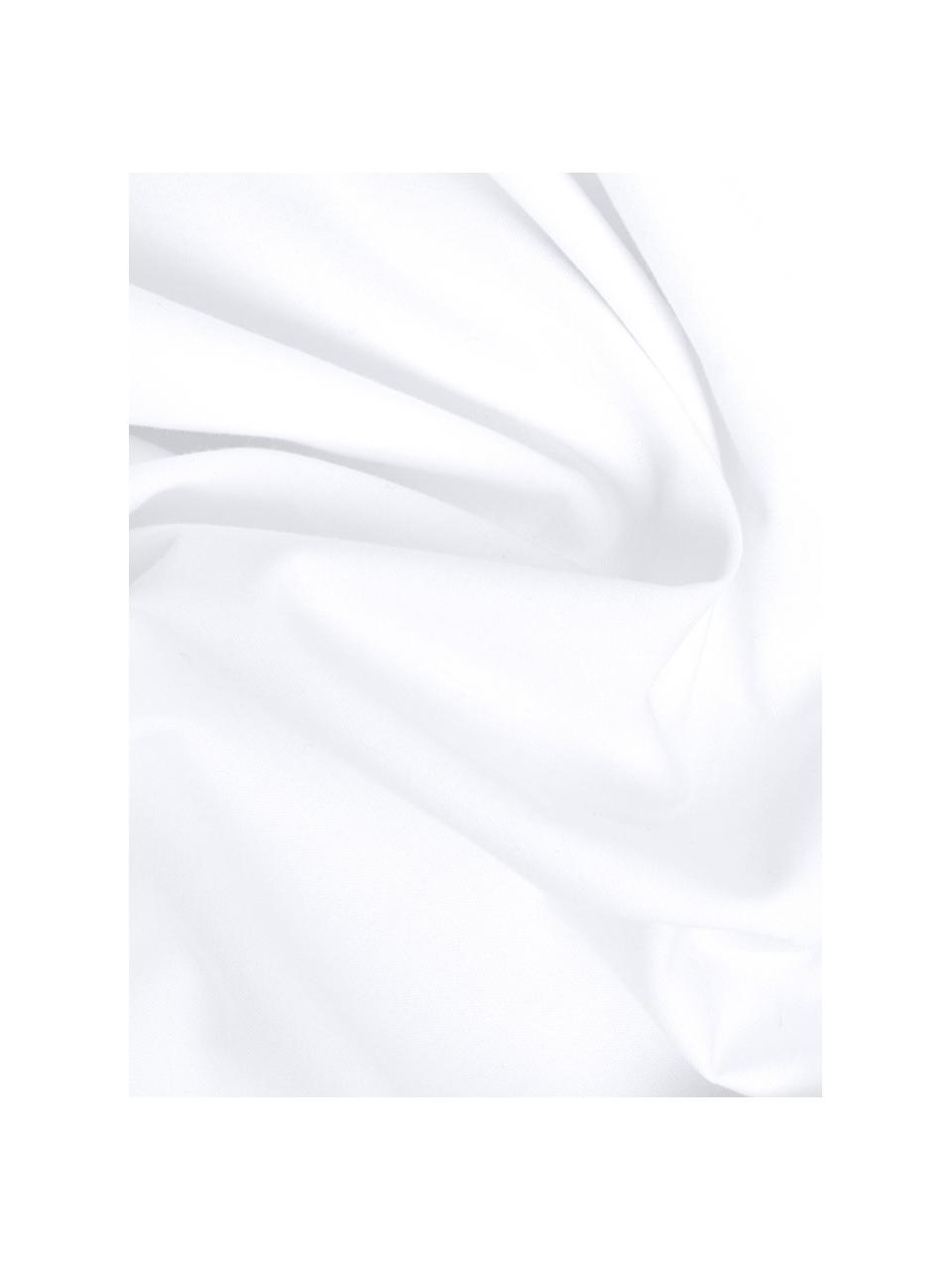 Obliečka na vankúš z bavlneného perkálu so strapcami Quo, 2 ks, Biela, béžová, Š 40 x D 80 cm
