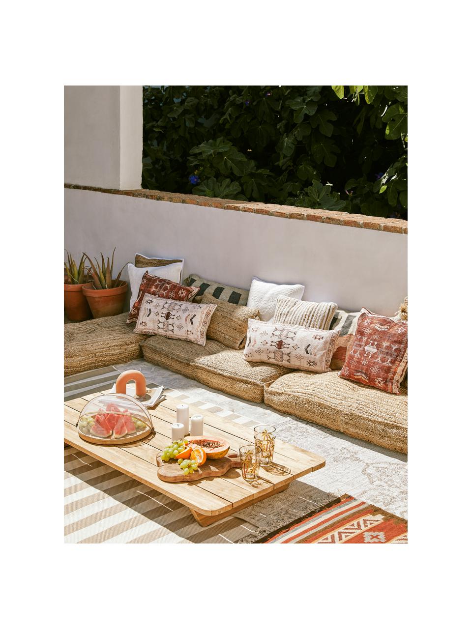 Grand coussin de sol en jute Ural