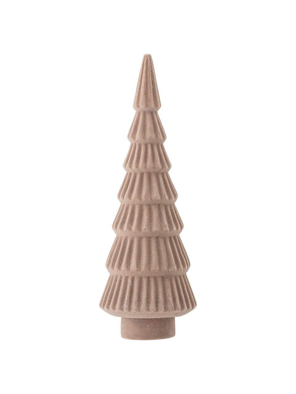 Sapin décoratif Ingela, Plastique, Rose, Ø 7 x haut. 20 cm