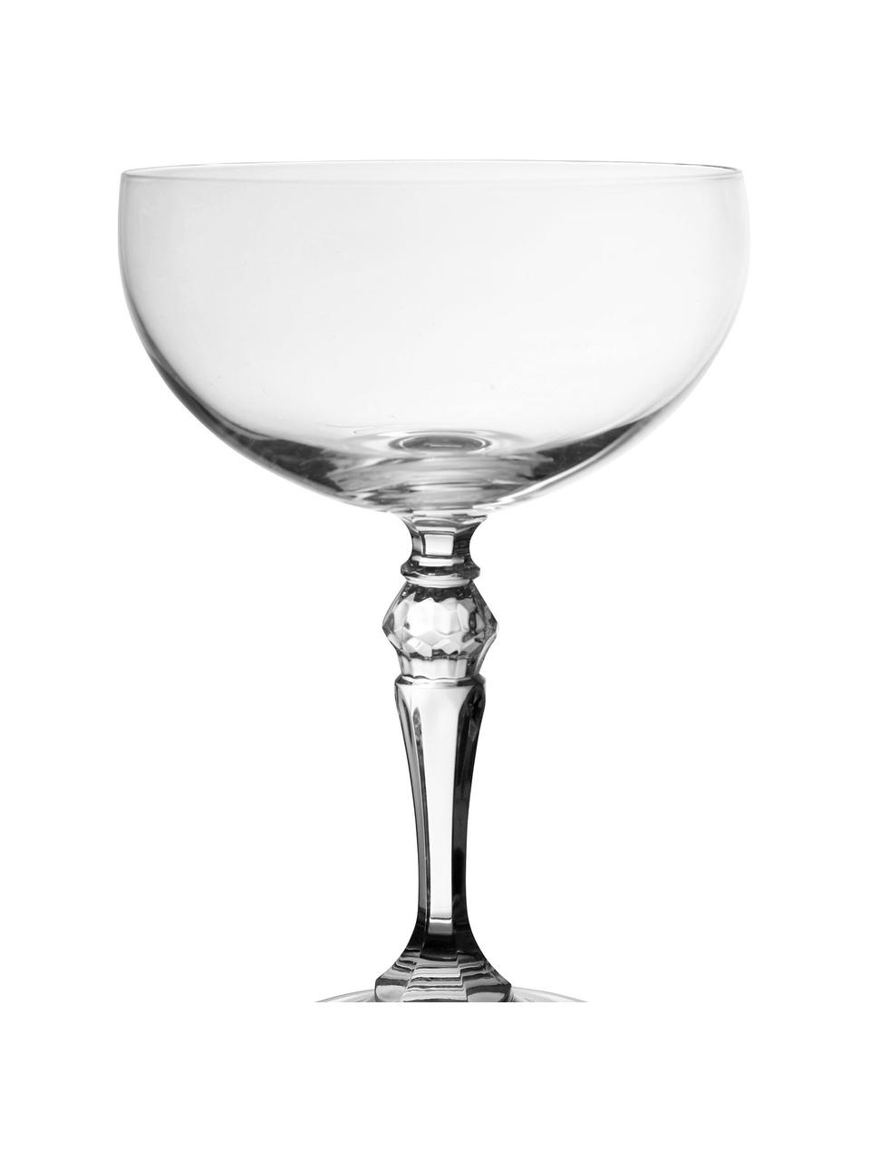 Coupe à champagne cristal Largo, 6 pièces, Cristal, Transparent, Ø 11 x haut. 16 cm