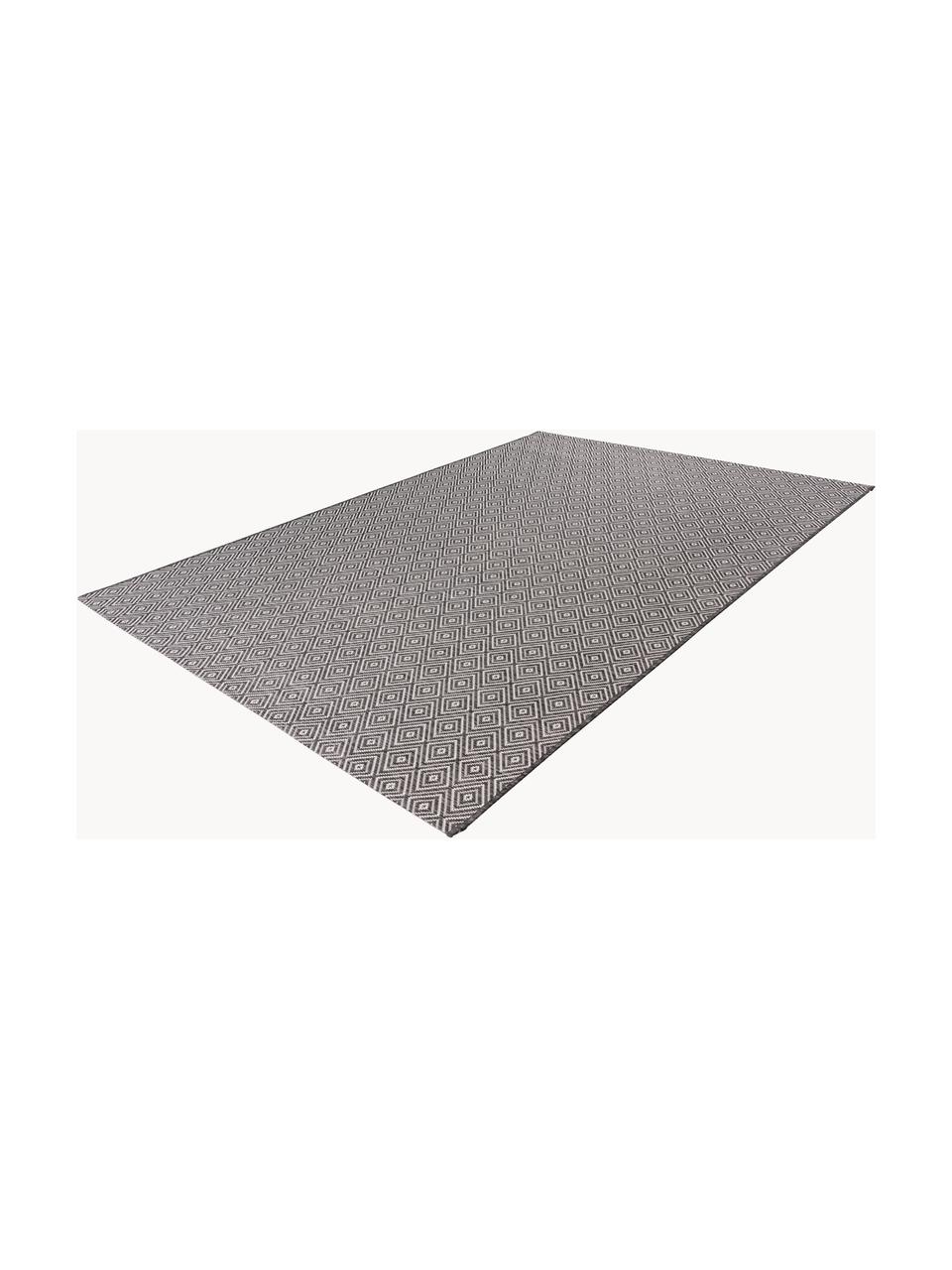 Koberec do interiéru a exteriéru s grafickým vzorom Nordic, 100 % polypropylén, Odtiene sivej, Š 80 x D 150 cm (veľkosť XS)