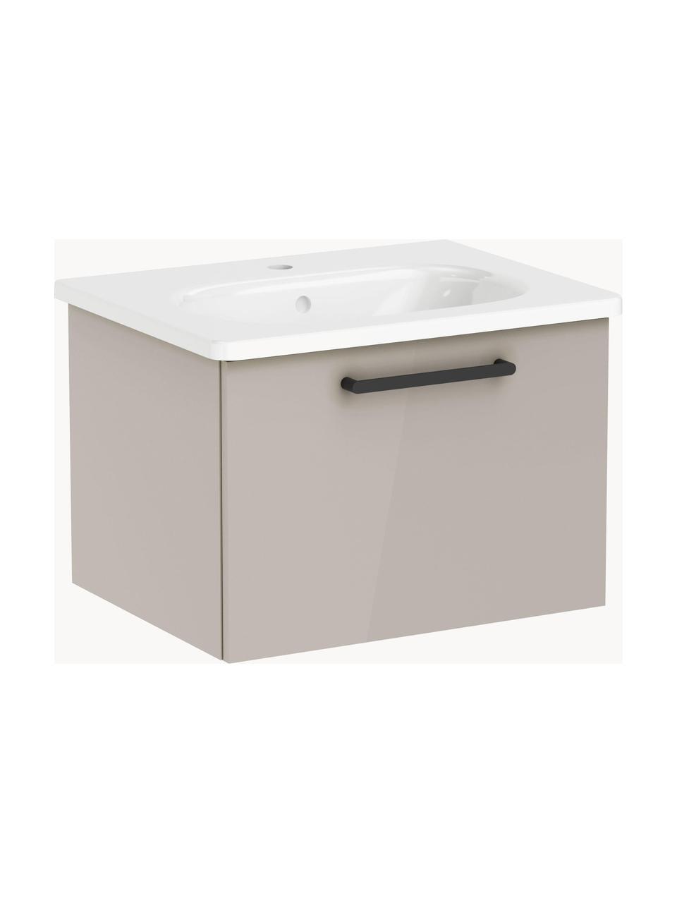 Wastafel met onderkast Orna, B 60 cm, Beige, B 60 x H 42 cm