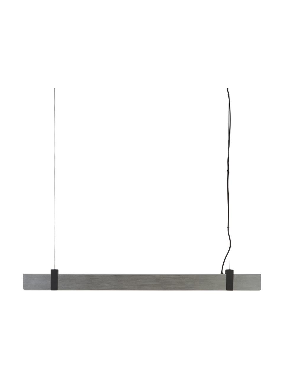 Große Dimmbare LED-Pendelleuchte Lilt, Lampenschirm: Metall, Dekor: Metall, beschichtet, Baldachin: Metall, pulverbeschichtet, Stahl, gebürstet, 115 x 10 cm