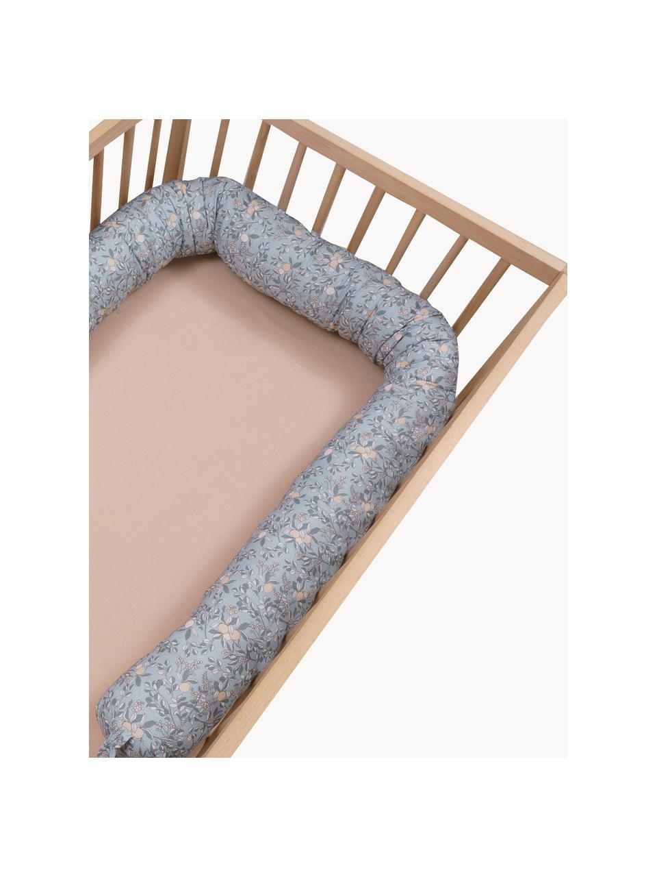 Babynest Apricot, Rivestimento: cotone, Materasso: , Rivestimento: cotone, Tonalità blu, bianco, beige chiaro, Larg. 55 x Lung. 85 cm