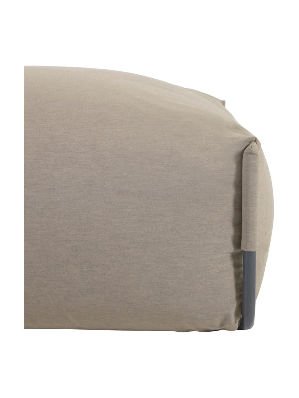 Outdoor-Pouf Square, Bezug: Polyester, Polypropylen, , Gestell: Aluminium, lackiert, Beige, B 101 x T 101 cm