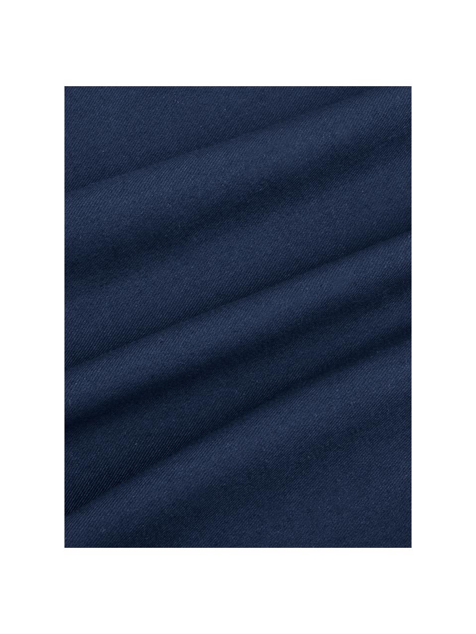 Baumwoll-Kissenhülle Mads in Navyblau, 100% Baumwolle, Navyblau, 40 x 40 cm