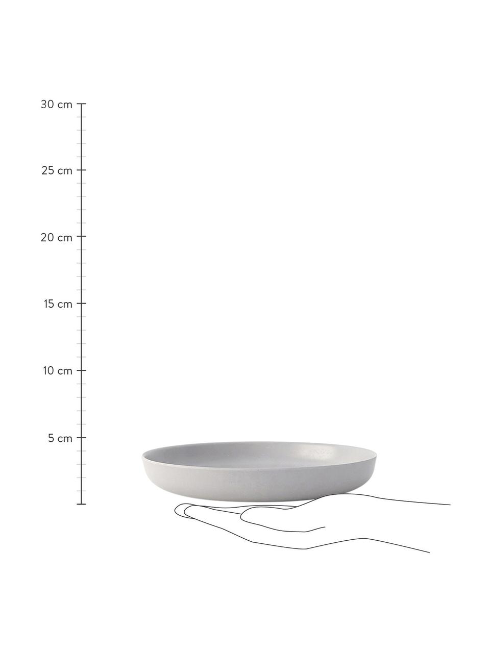 Ontbijtborden Bambino, 2 stuks, Bamboehoutvezels, melamine, voedselveilig
BPA-, PVC- en ftalatenvrij, Lichtgrijs, Ø 18 x H 3 cm