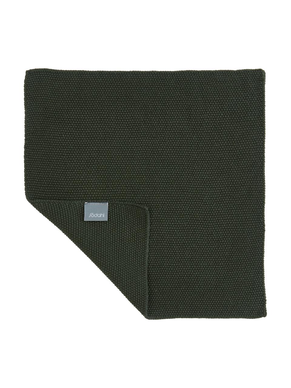 Baumwoll-Spültücher Soft, 3 Stück, 100 % Baumwolle, Dunkelgrün, B 29 x L 30 cm