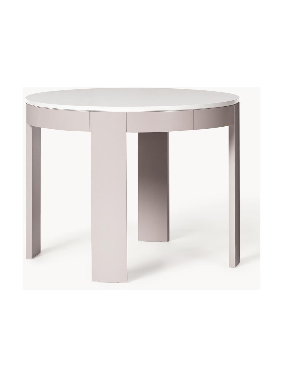 Table extensible Samos, 100 - 140 x 75 cm, Beige clair, beige, larg. 100 - 140 x prof. 100 cm