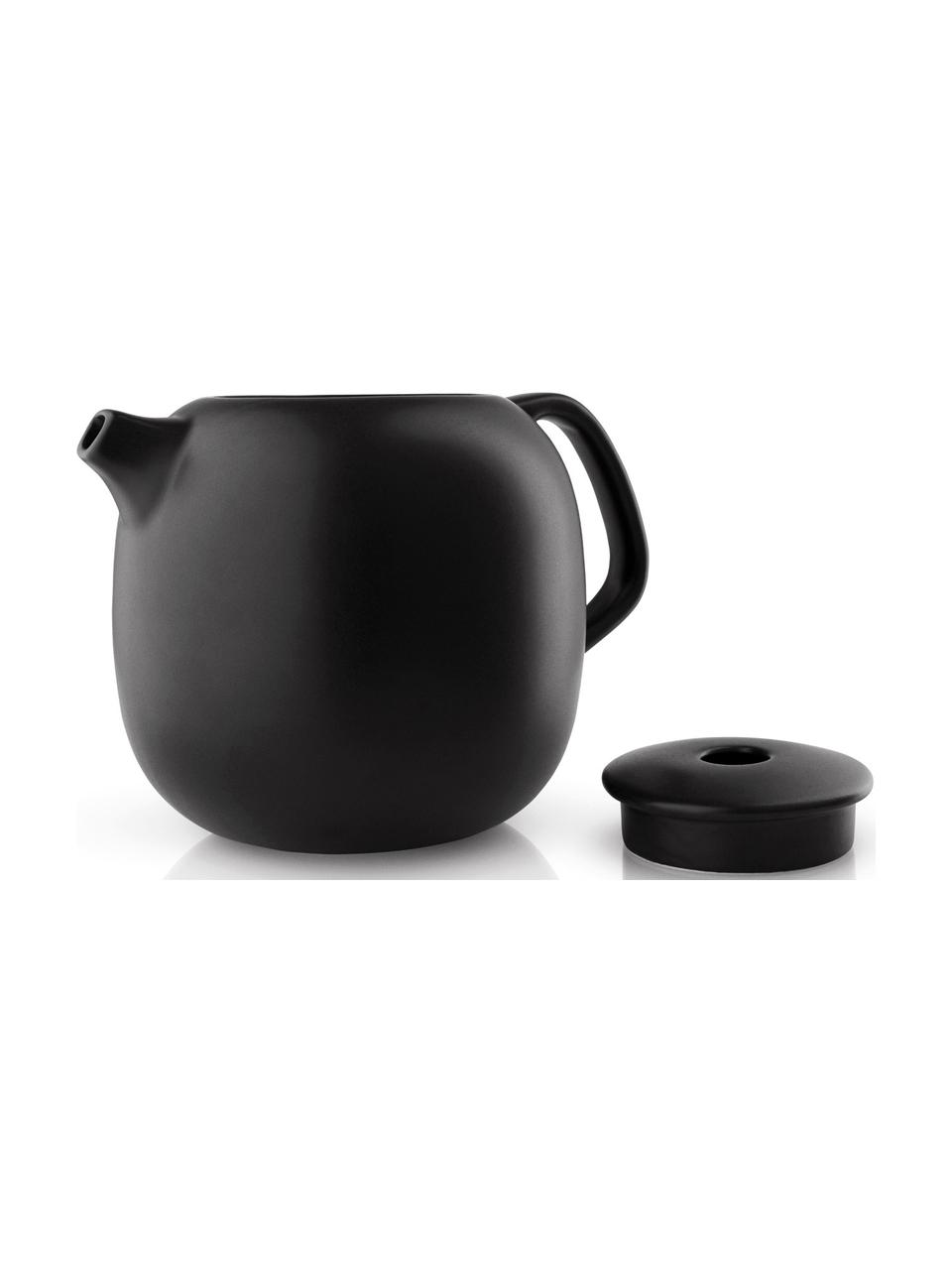 Tetera de gres Nordic Kitchen, 1 L, Tetera: gres, Negro, 1 L