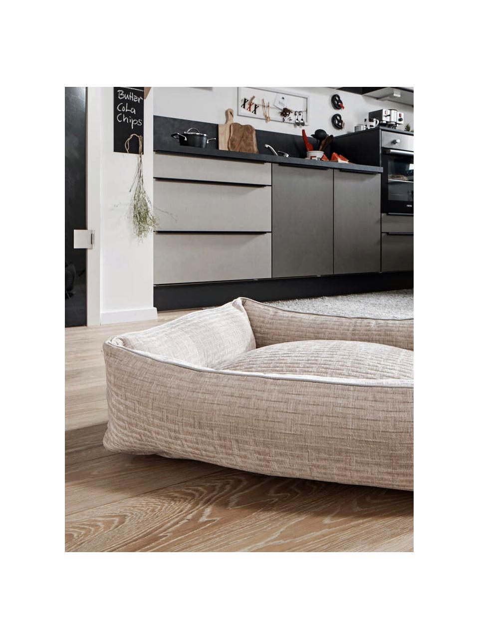 Cama para mascotas de pana Nova, tamaños diferentes, Tapizado: pana (100 % poliéster) Al, Beige claro, An 68 x F 55 cm