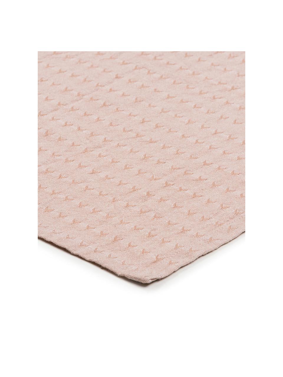 Serviettes de table en coton Napel, 4 pièces, Brun