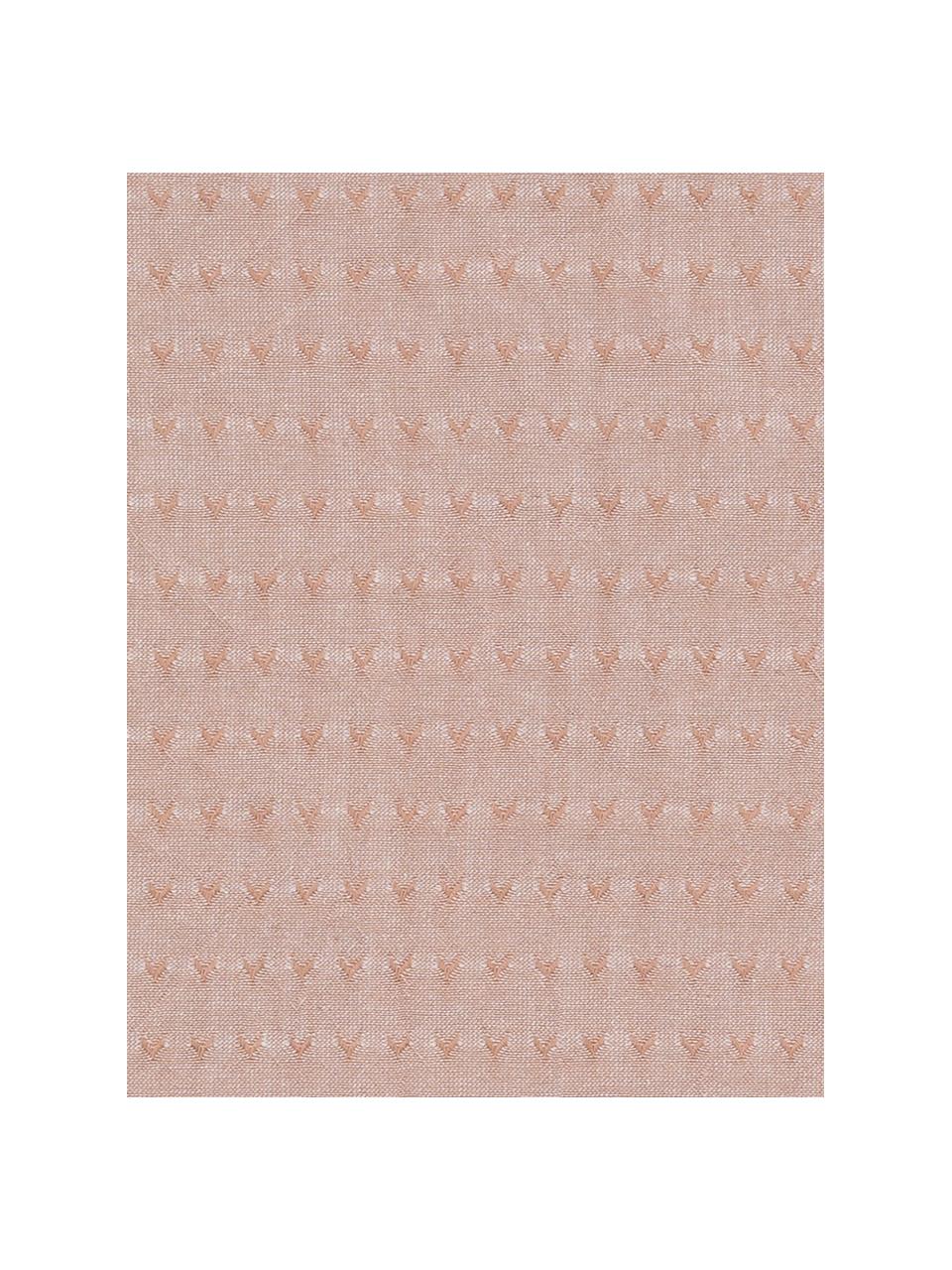 Serviettes de table en coton Napel, 4 pièces, Brun