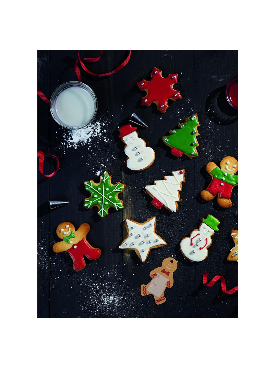 Kerstkoekjes bakset Christmas Cookie, 38-delig, Multicolour, Set met verschillende formaten